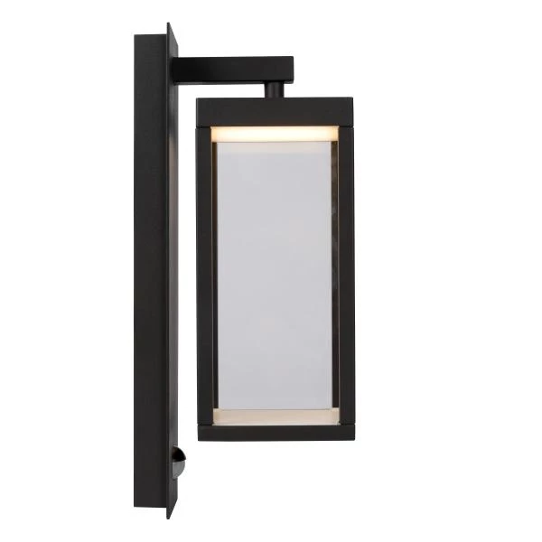 Lucide CLAIRETTE - Lámpara de pared Dentro/Fuera - LED - 1x15W 3000K - IP54 - Sensor movimiento - Antracita - DETAIL 1